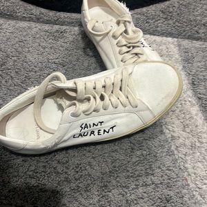 Sneakers brand saint Laurent size 38 1/2 color white